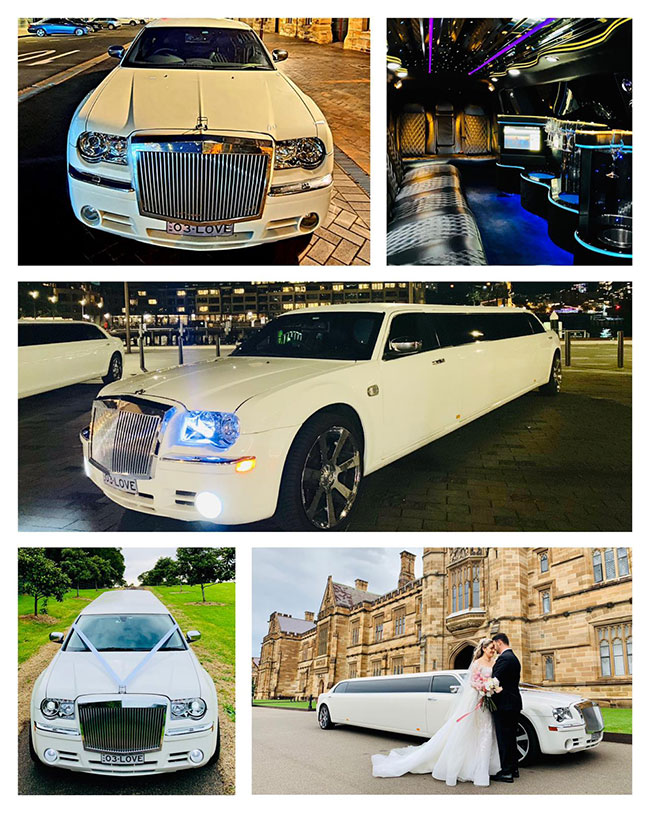 Chrysler 300C Super Stretch Limousine – With An Extended 5th Bridal Door – Overview