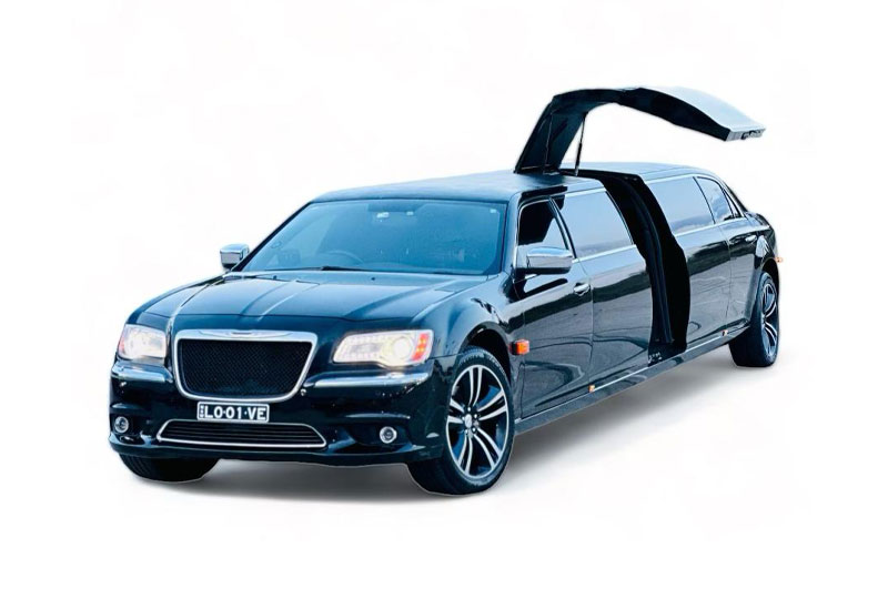 Chrysler 300 Super Stretch Limo Black